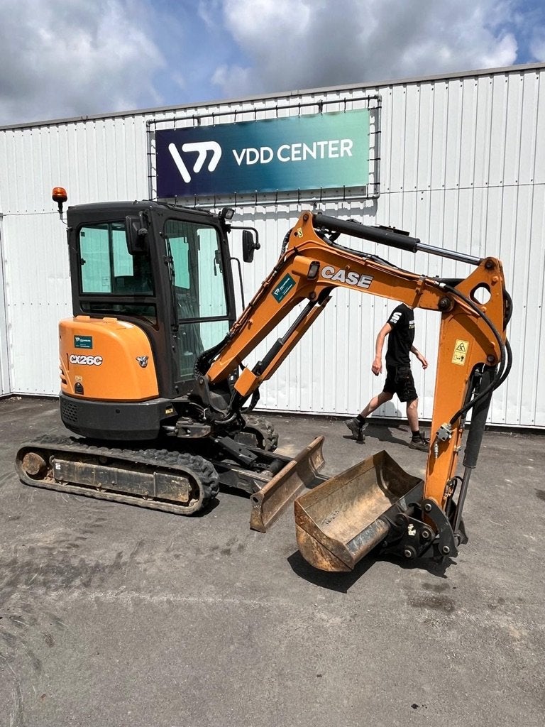 Minigraver Case CX 26, Ophalen, Graafmachine