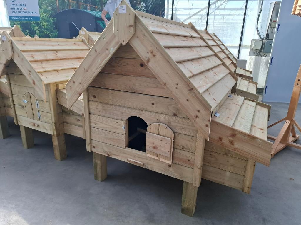 kippenhok kippenhokken Chalet 3 geimpregneerd