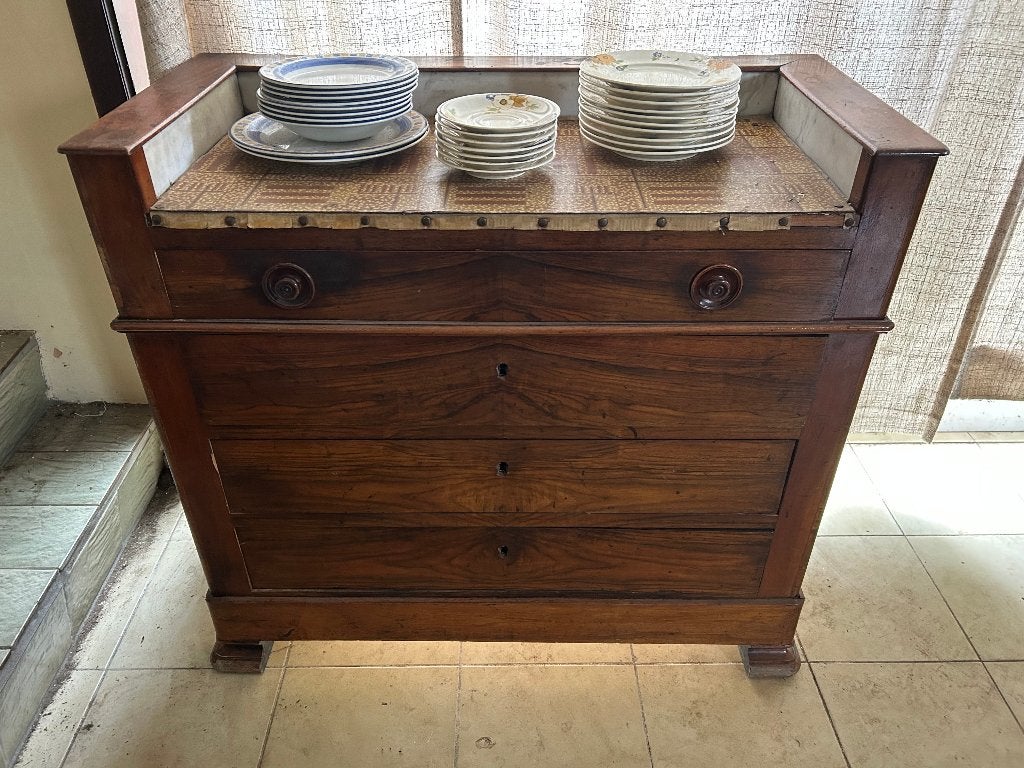 antieke commode of TV kast, Ophalen