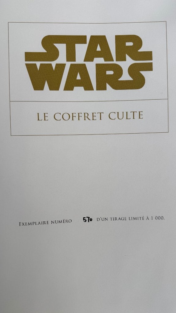 STAR WARS – LE COFFRET CULTE Les archives inédites - Neuf, Verzamelen, Star Wars, Ophalen of Verzenden, Zo goed als nieuw, Boek of Poster