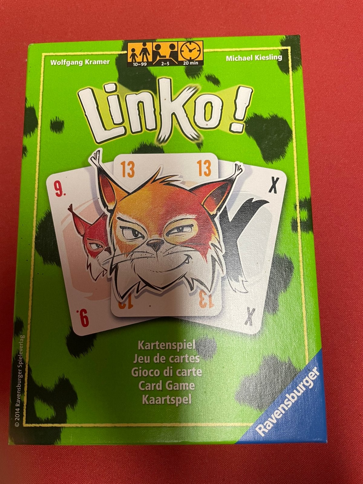 Linko. Ravensburger, Hobby en Vrije tijd, Gezelschapsspellen | Kaartspellen, Ophalen, Zo goed als nieuw