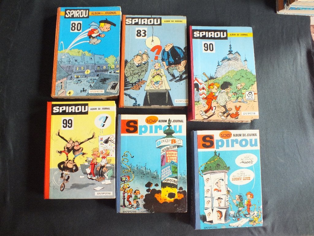 ALBUMS SPIROU (2O ALBUMS)                   EDITIONS DUPUIS, Livres, Série complète ou Série, Enlèvement ou Envoi, Utilisé