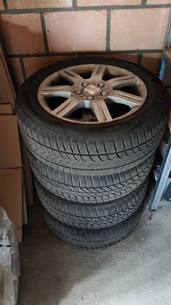 Winterbanden 205/55R16 5x112 VW Seat, Ophalen, Gebruikt, 16 inch, Banden en Velgen