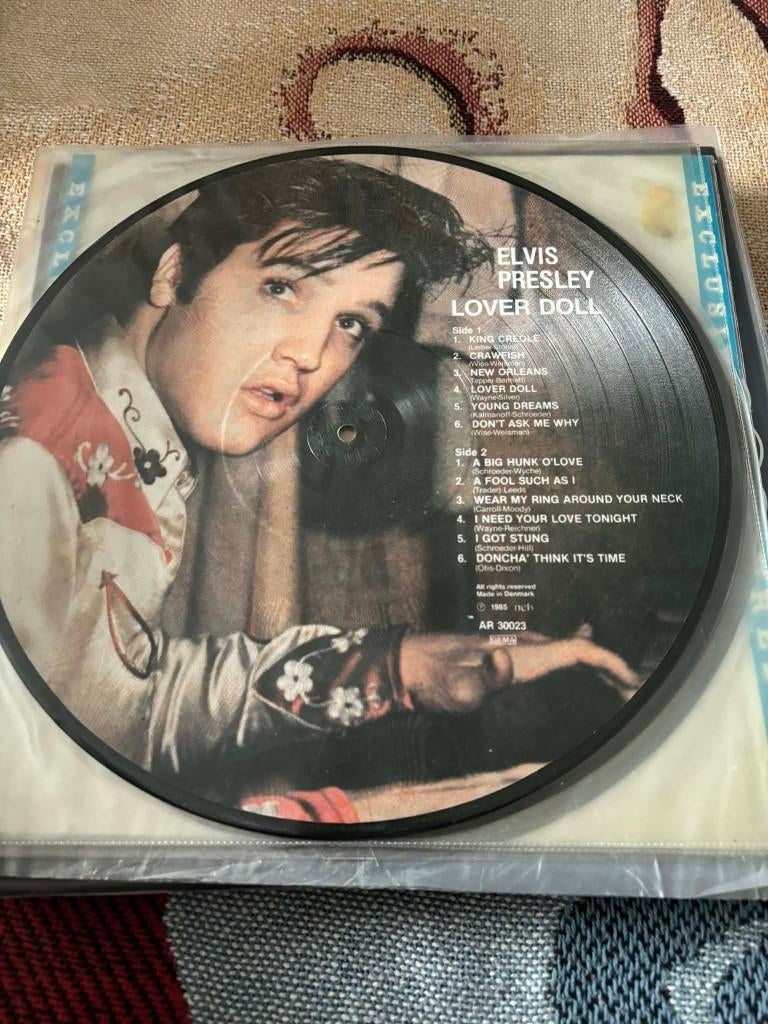 Elvis Picture disc lp, lover doll.  voor slechts 10 euro., Ophalen of Verzenden, Rock-'n-Roll, 12 inch, Picture disc