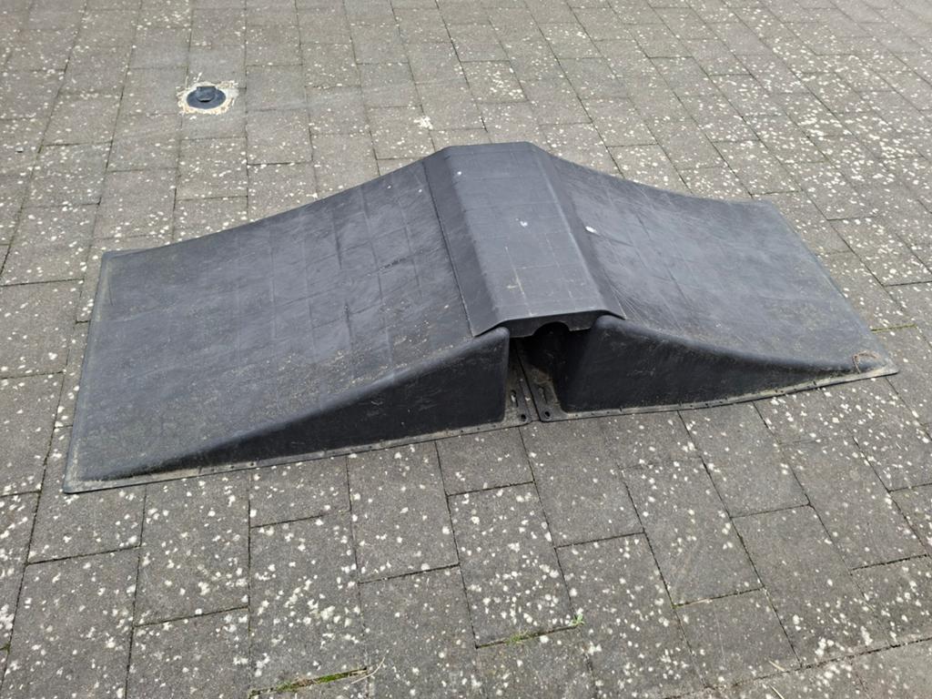 Ramp voor fiets of step, Ophalen
