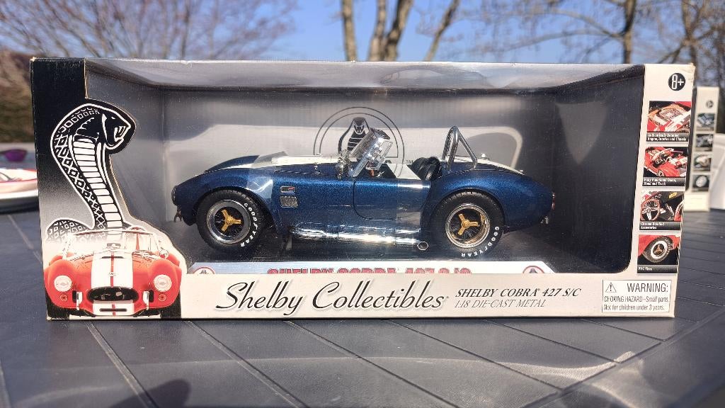 1:18 Shelby Collectibles Shelby Cobra 427 S/C, Hobby en Vrije tijd, Ophalen, Nieuw, Auto, Overige merken