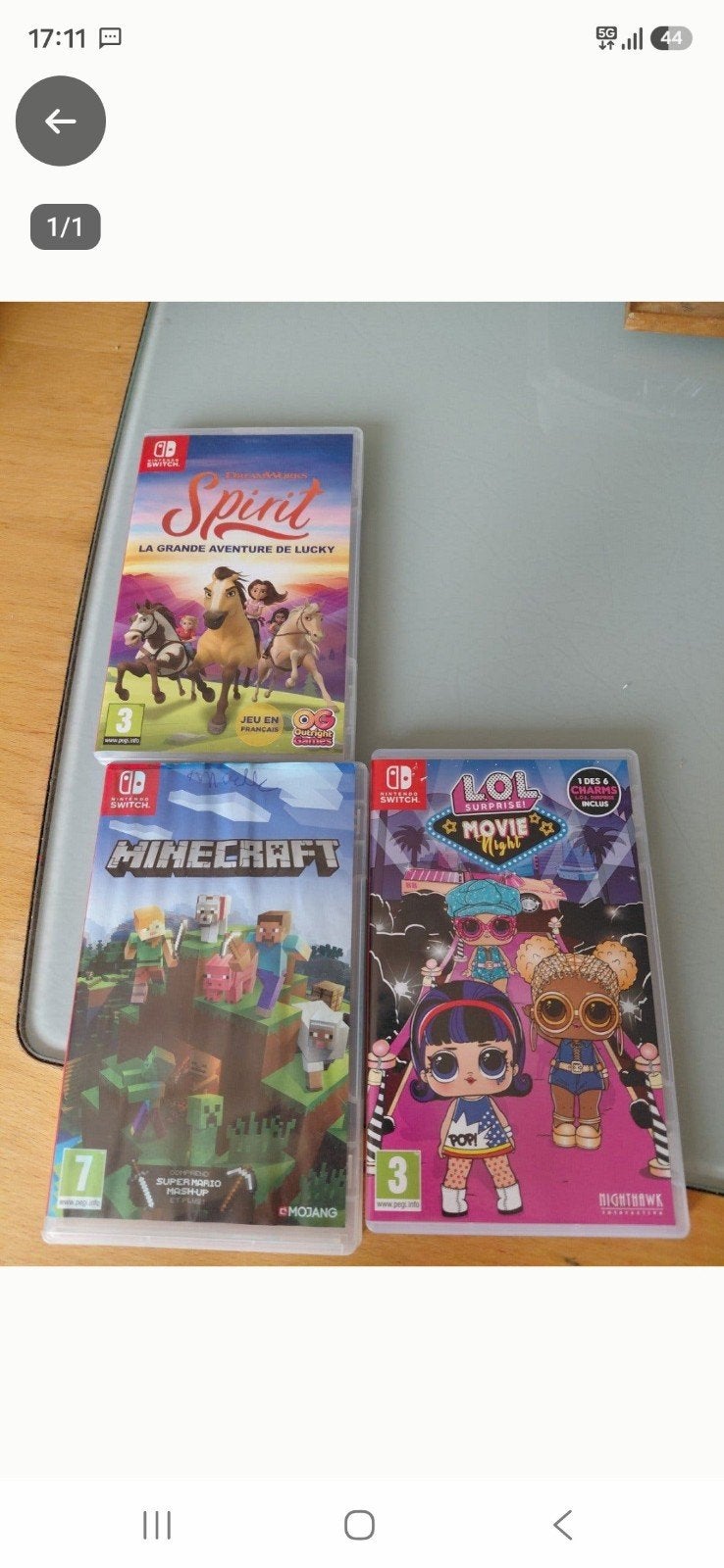 a vendre 50 euro les, Consoles de jeu & Jeux vidéo, Enlèvement
