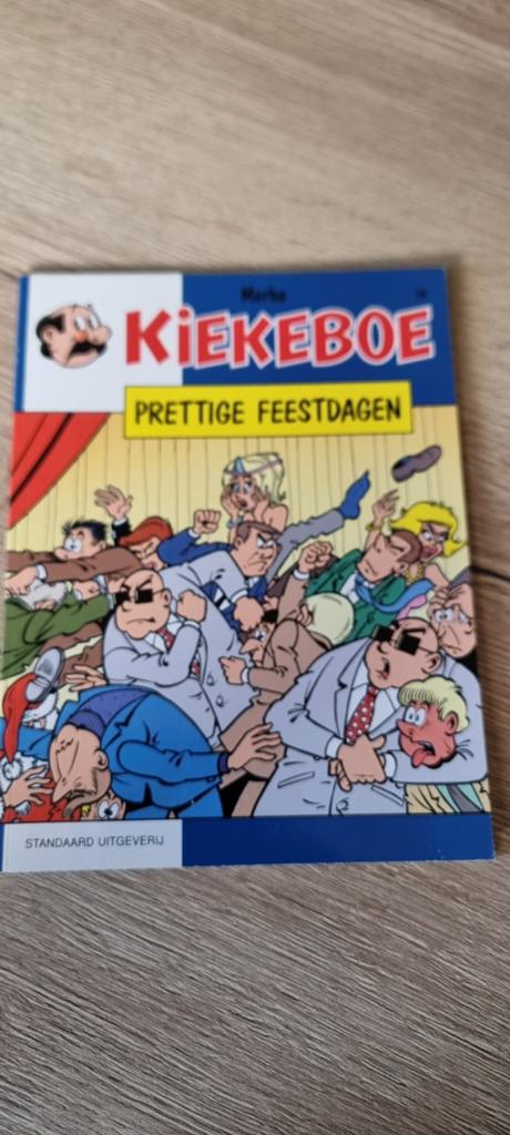 Kiekeboe-stripalbum "Prettige Feestdagen", Eén stripboek, Ophalen of Verzenden, Zo goed als nieuw, Merho - kiekeboe