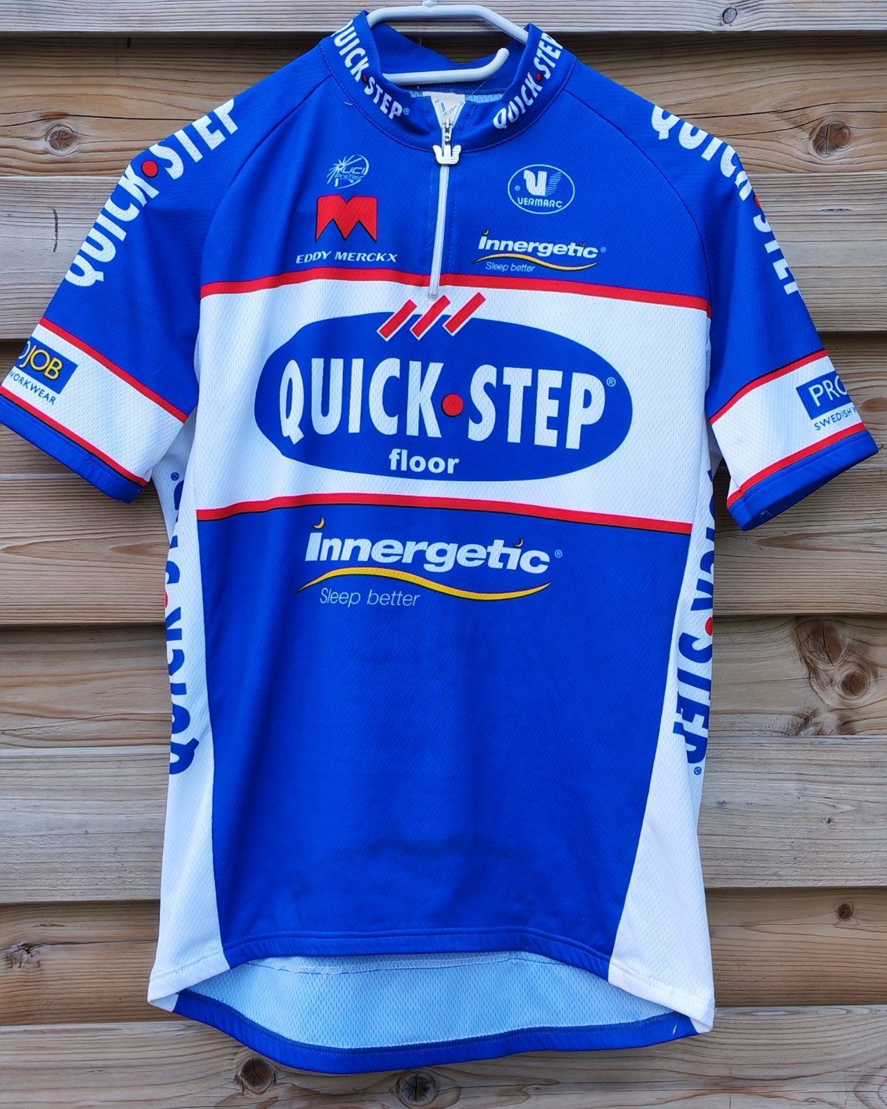 Quick step vintage wielershirt koers trui vermarc, Ophalen of Verzenden, XL
