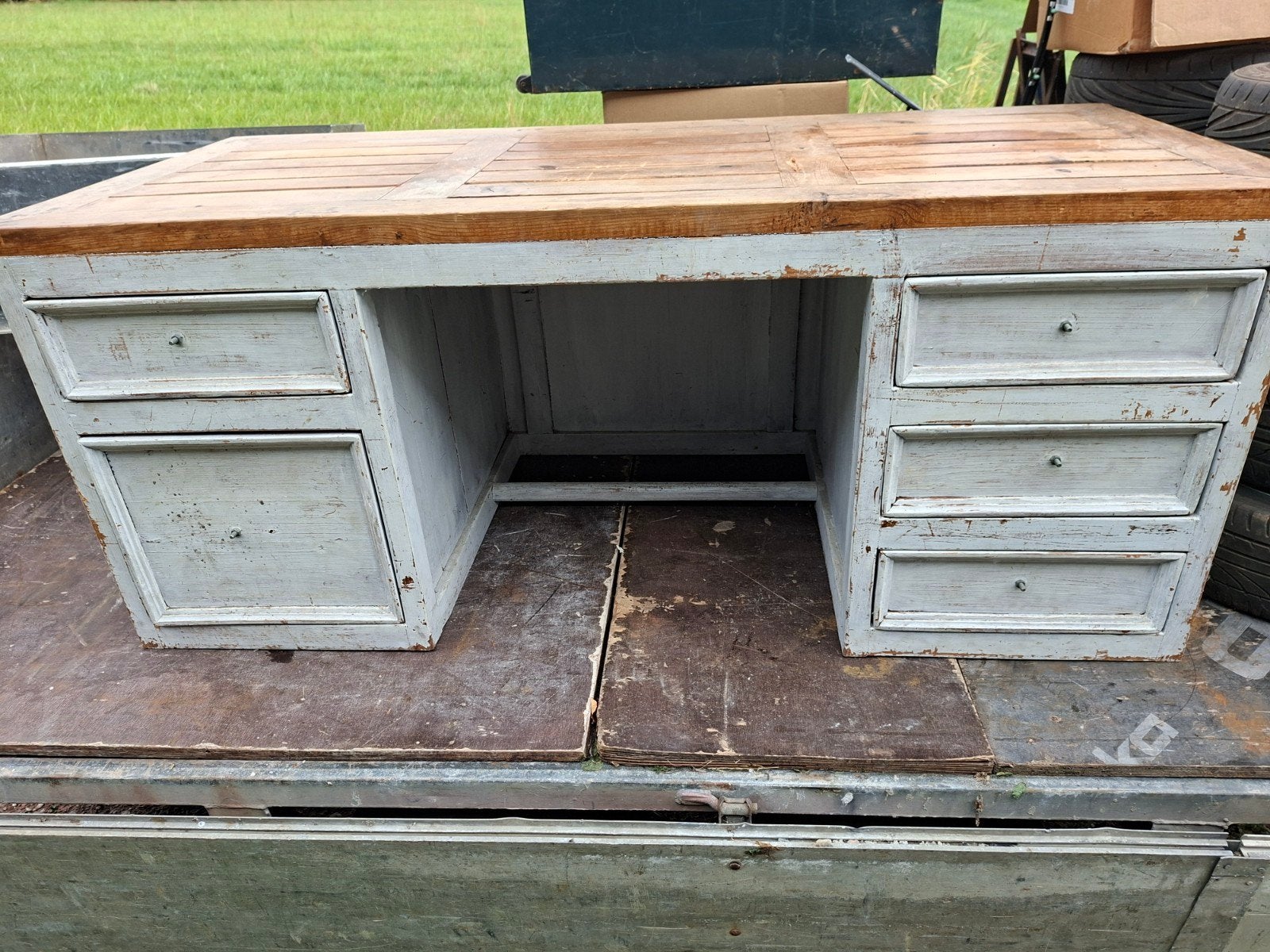 mooie bureau, 180 cm, Enlèvement, Utilisé, Bois