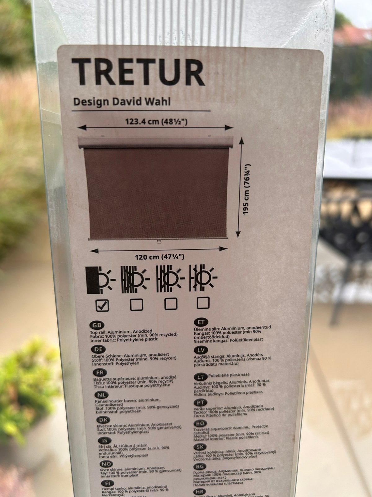 Store enrouleur Ikea Tretur, IKEA, Enlèvement, Comme neuf, Store enrouleur
