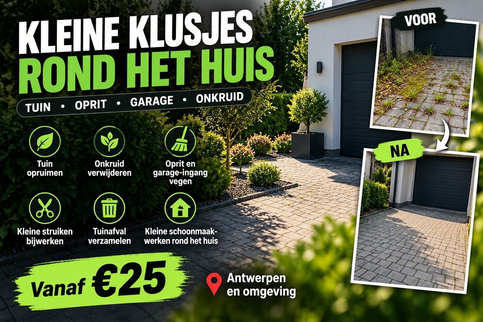 KLEINE KLUSJES ROND HET HUIS-ANTWERPEN, Vacatures