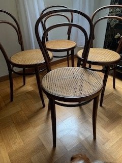 Chaises Bistrot, Maison & Meubles, Brun, Enlèvement, Utilisé, "style Thonet" bois courbé à chaud
