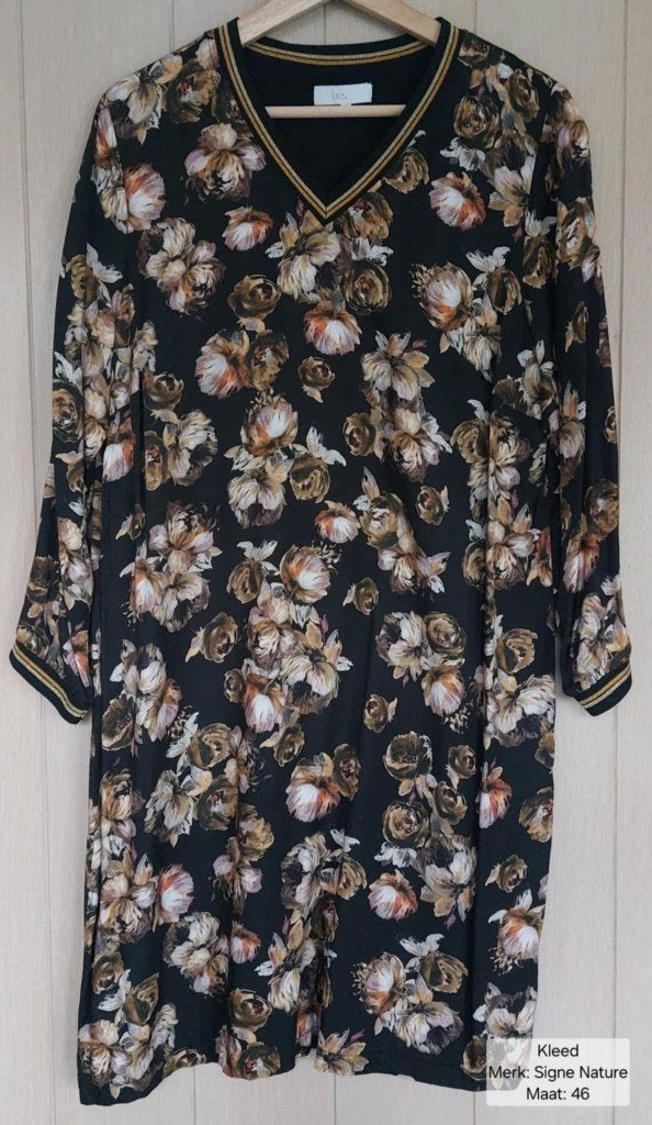 Kleed dames: Signe Nature maat 46 (NIEUWSTAAT), Kleding | Dames, Jurken, Maat 46/48 (XL) of groter, Nieuw, Ophalen of Verzenden
