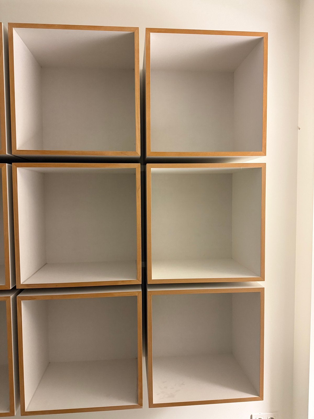 Open wandkasten in mdf - 6 stuks, Ophalen, Gebruikt