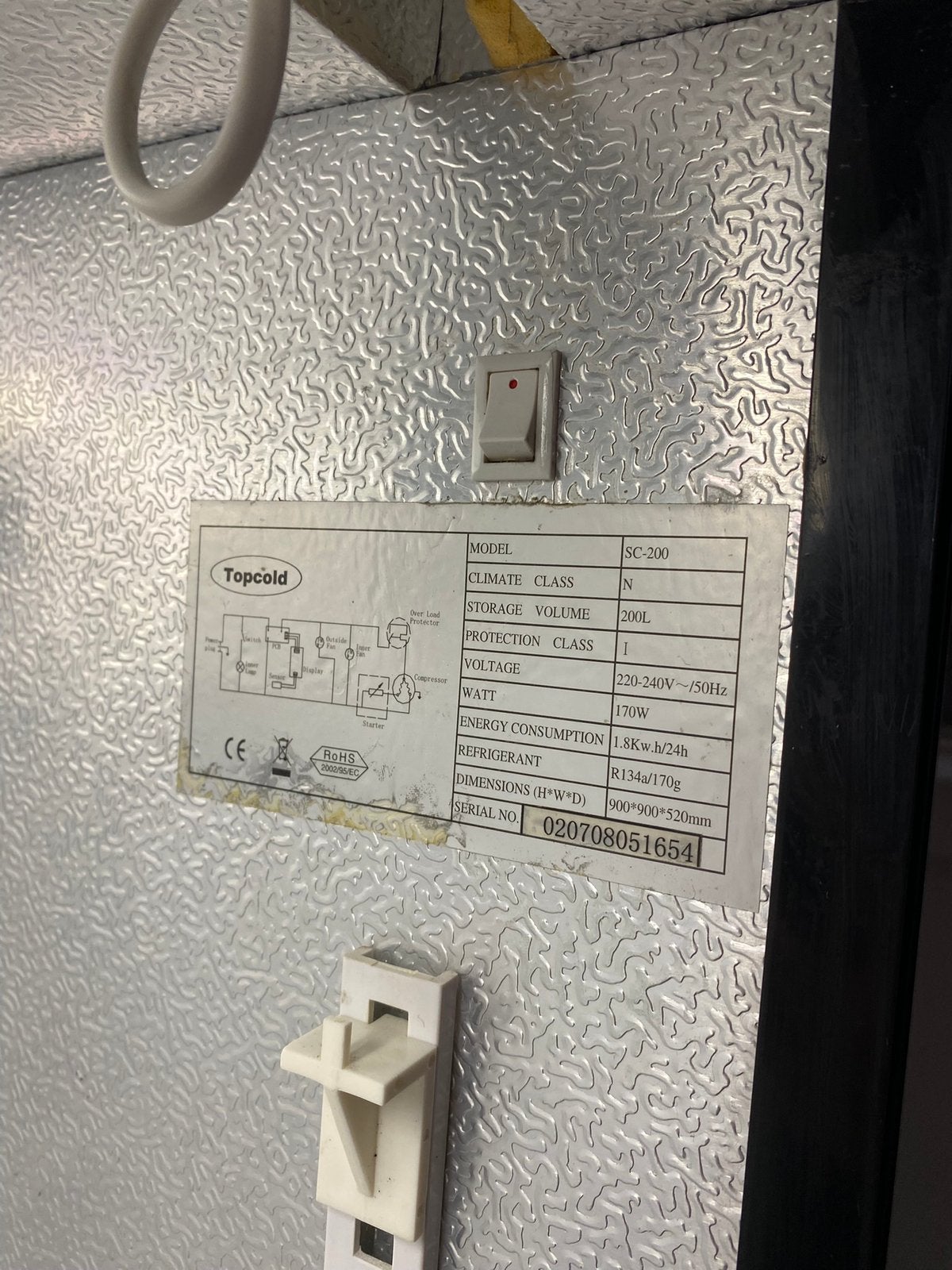 Koelkast, Elektronische apparatuur, Afzuigkappen, Zo goed als nieuw, Ophalen