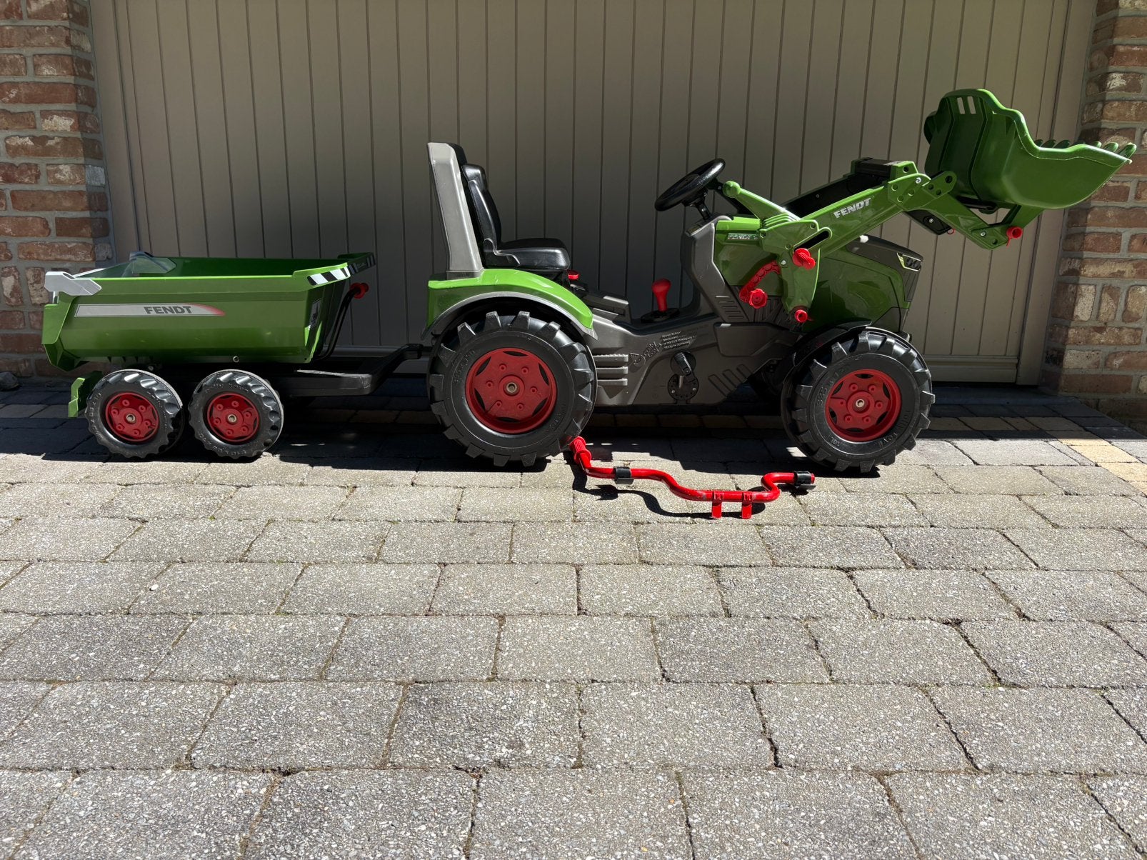 Tractor fendt versnellling rem frontlader kipkar, Ophalen of Verzenden, Zo goed als nieuw, Trapvoertuig