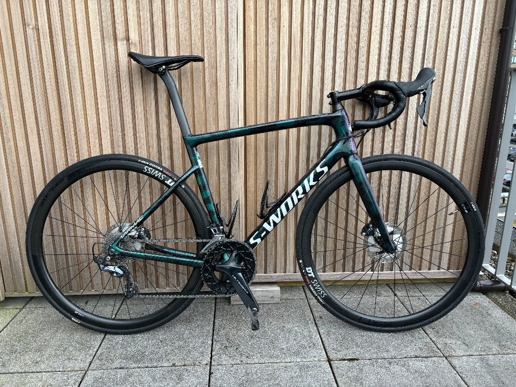Specialized S-Works Tarmac racefiets, Fietsen en Brommers, Gebruikt, Carbon, Schijfrem, 53 tot 57 cm
