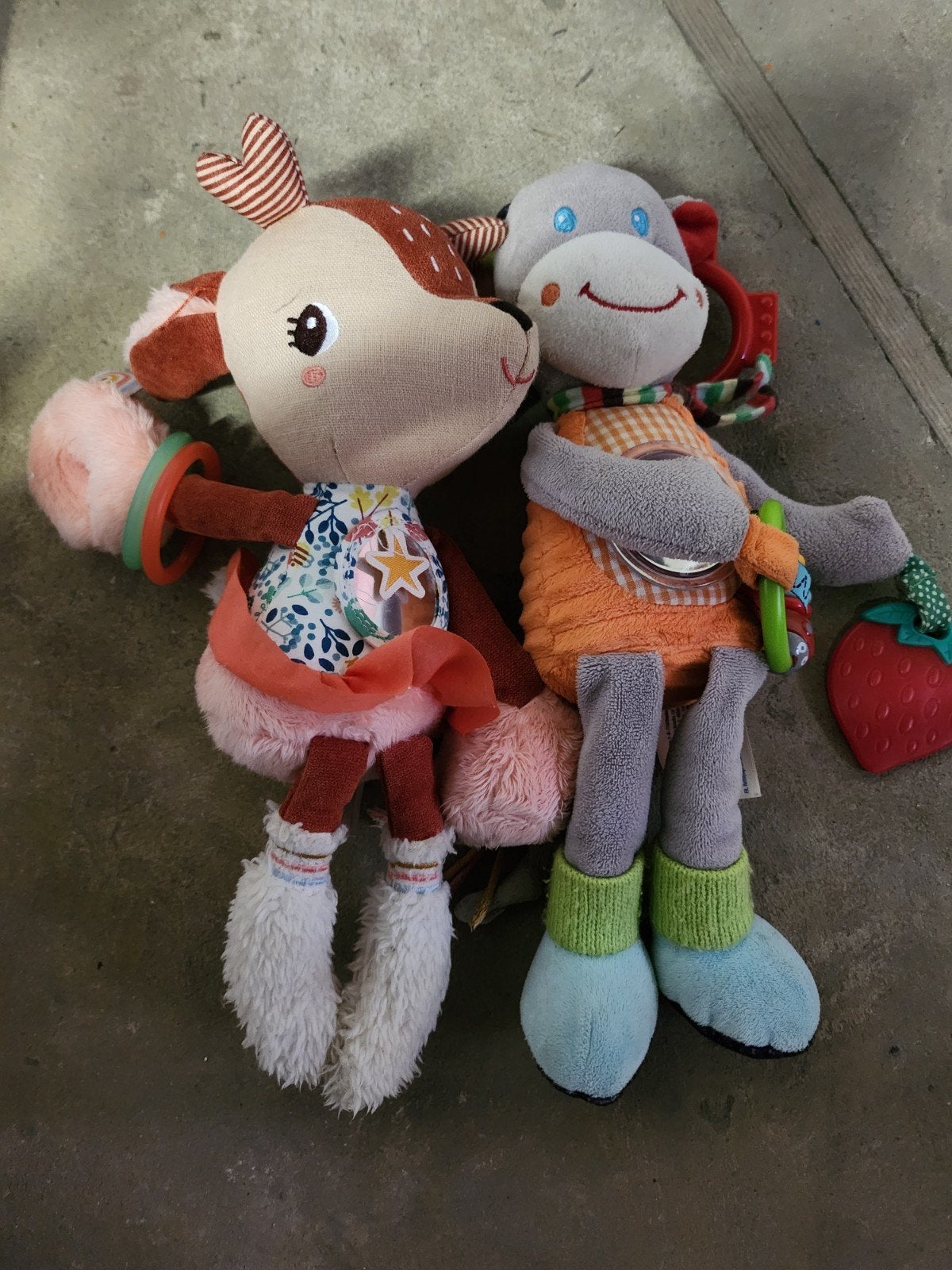 2 interactieve knuffels, Kinderen en Baby's, Speelgoed | Knuffels en Pluche, Ophalen of Verzenden