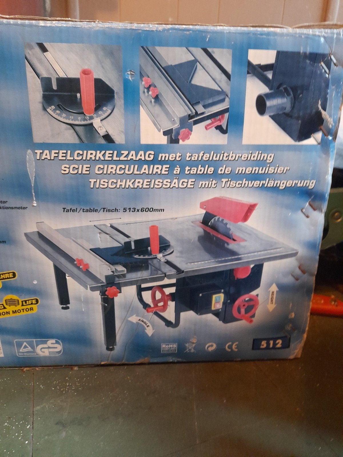tafel cirkelzaag cirkelzaag, Doe-het-zelf en Bouw, Ophalen of Verzenden, Nieuw, Cirkelzaag