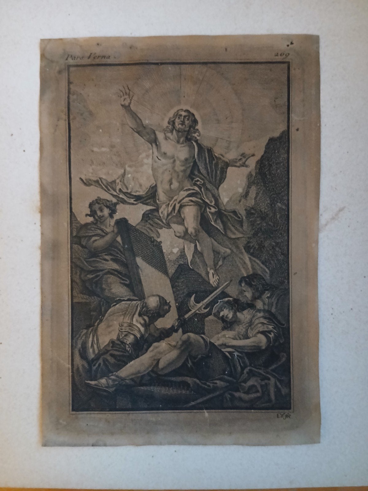 Probablement une eau-forte ou une gravure du XVIIIe siècle —, Enlèvement ou Envoi, Eau-forte