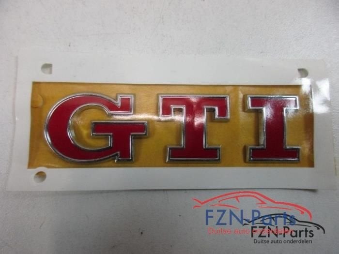 VW Golf 7 GTI Rode Letters Embleem Sticker Logo Achterklep, Enlèvement ou Envoi, Utilisé