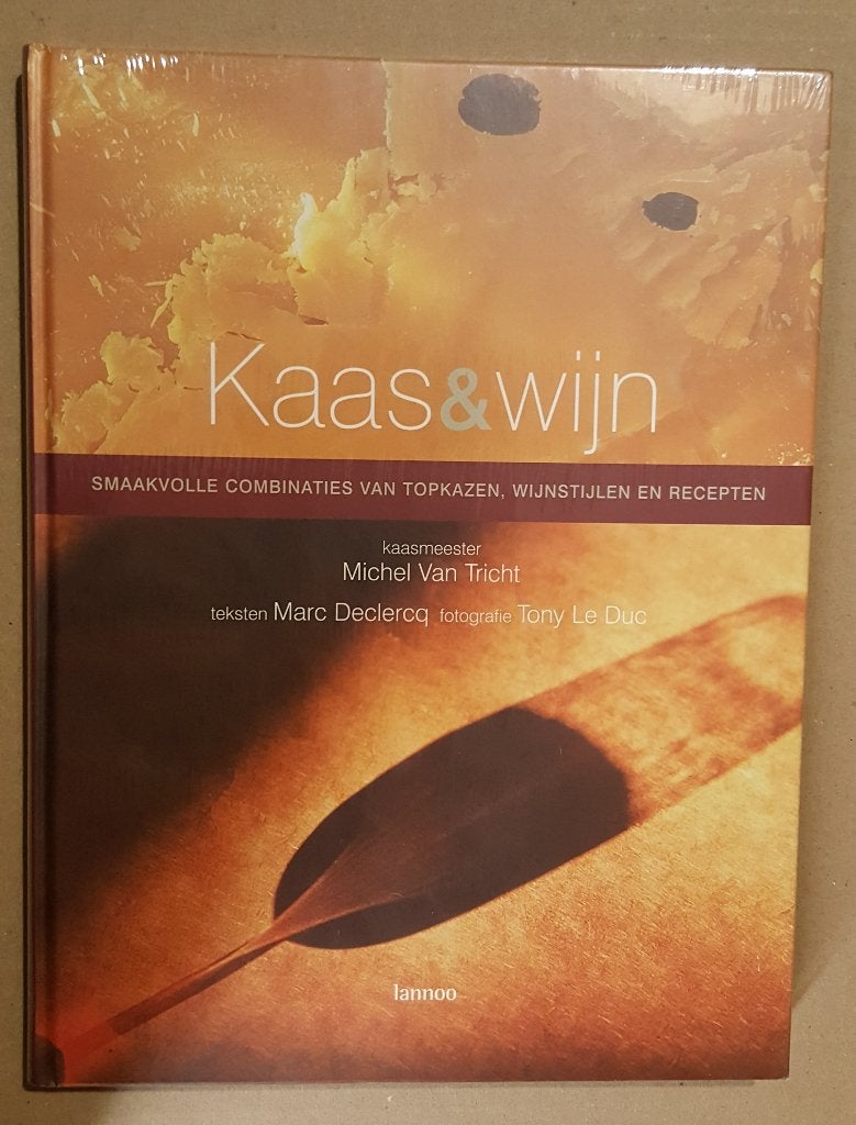 Kaas & wijn - Michel Van Tricht | kookboek nieuw in Folie, Livres, Neuf, Plat principal, Végétarien, Pays-Bas et Belgique