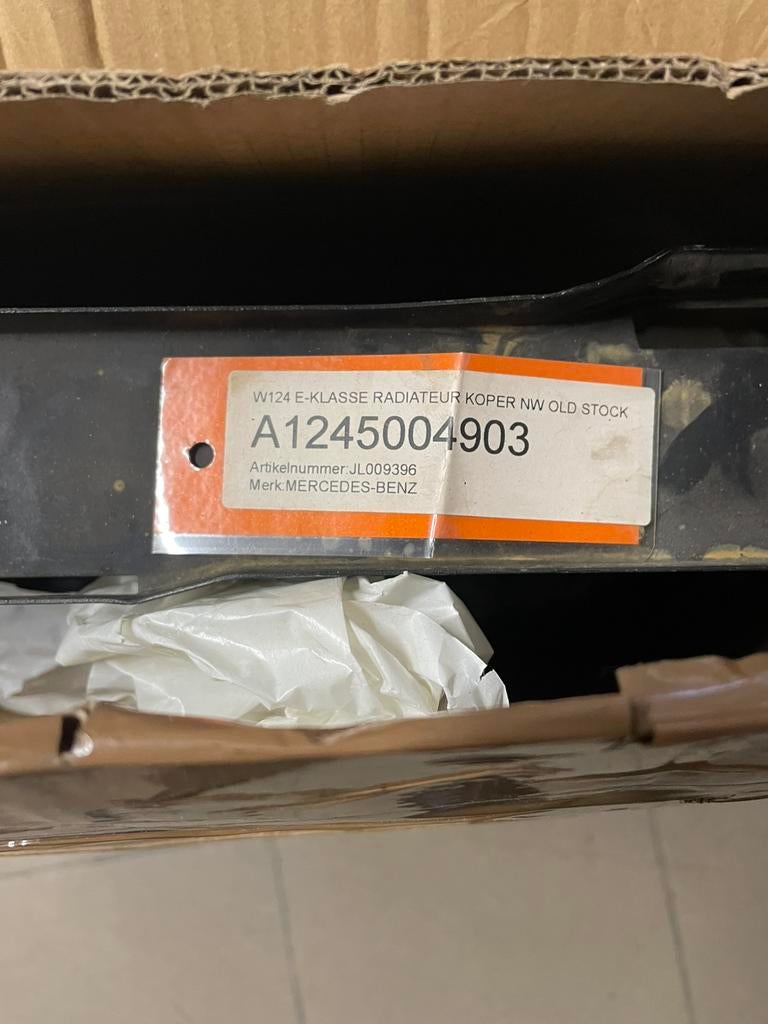 Radiator Mercedes W124, Ophalen