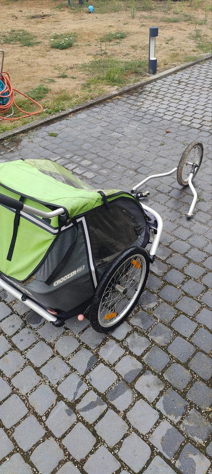 croozer kid for2, Fietsen en Brommers, Ophalen, Gebruikt, Kinderkar, CROOZER