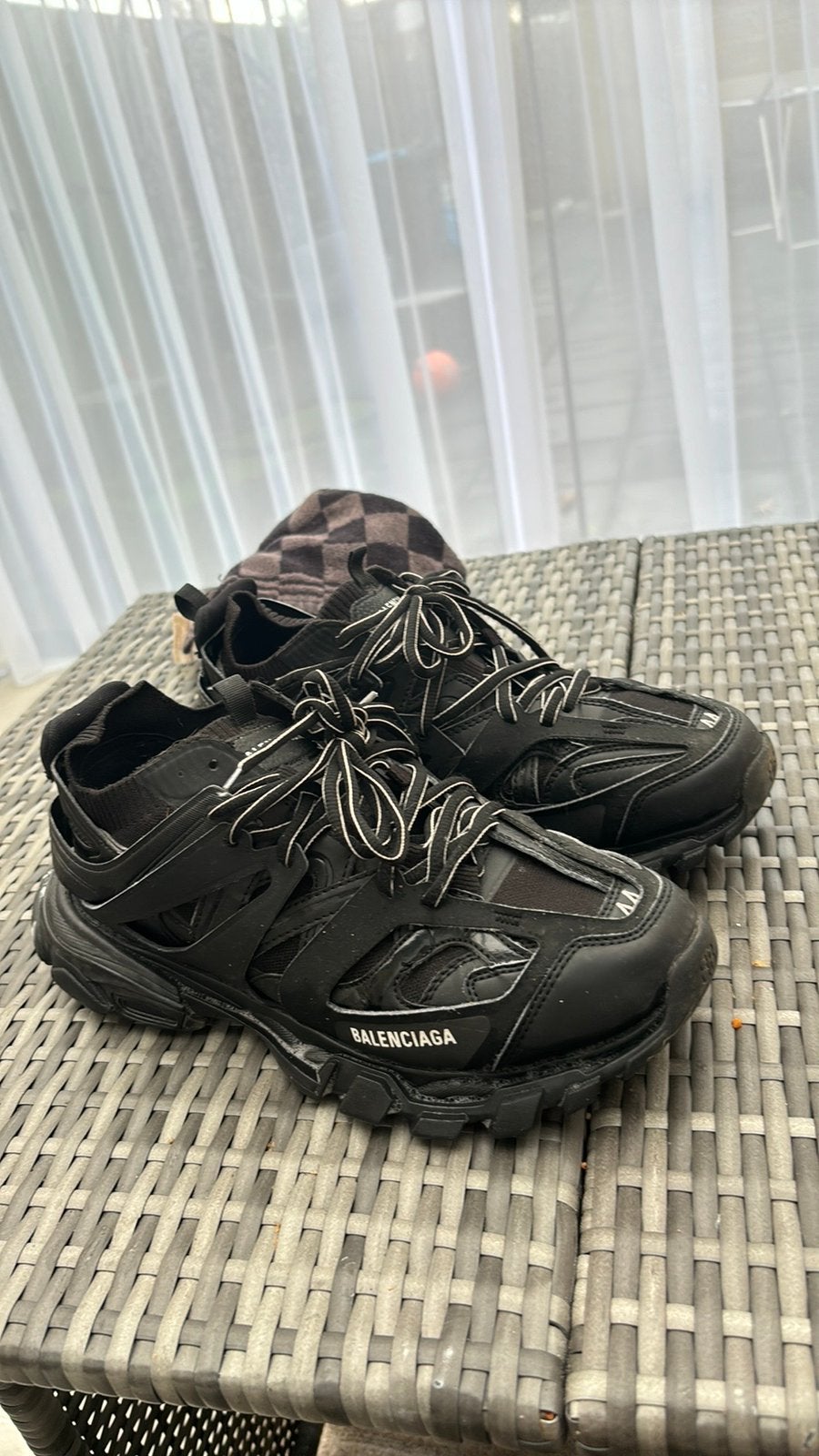 Balenciaga Track Sneakers Zwart Maat 44, Ophalen, Zo goed als nieuw, Schoenen