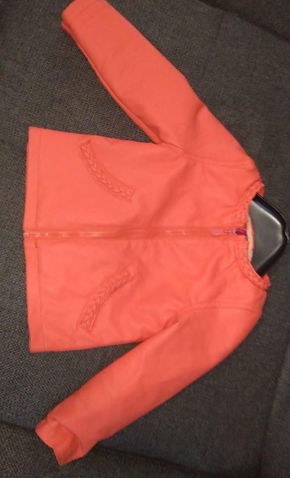 lederen jasje maat 98, Kinderen en Baby's, Kinderkleding | Maat 98, Gebruikt, Meisje, Ophalen of Verzenden, Jas