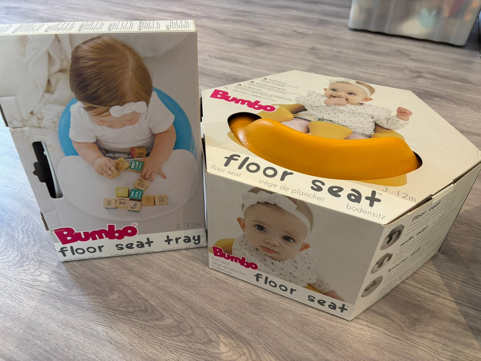 Bumbo seat met tafel, Enlèvement, Comme neuf