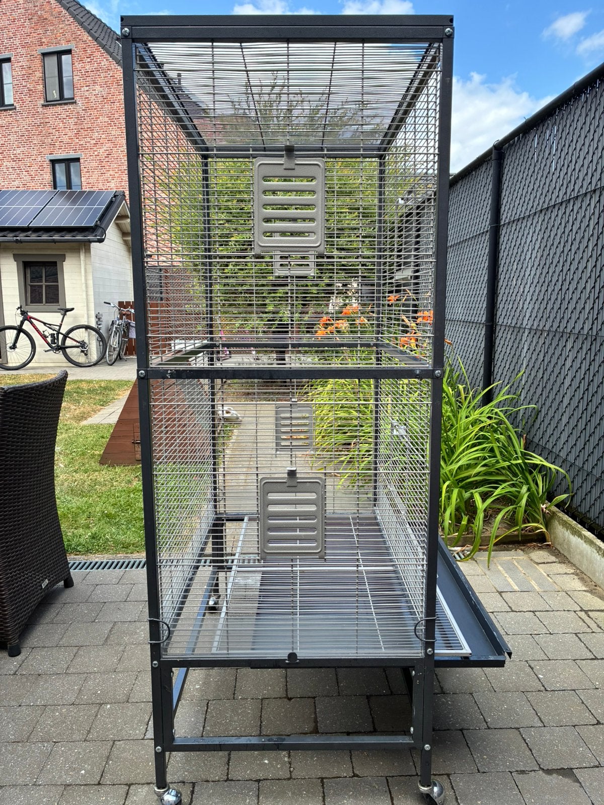 Montana paradiso vogelkooi 160x90x60 (hxbxd), Animaux & Accessoires, Oiseaux | Cages & Volières, Enlèvement, Aluminium, Cage à oiseaux