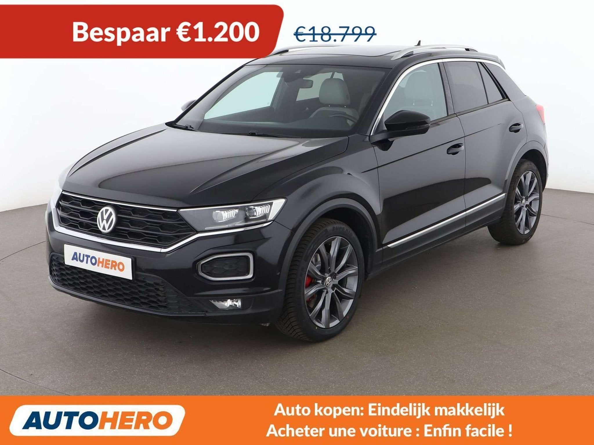 Volkswagen T-Roc 2.0 TSI Sport 4Motion (automatique), Cuir, Achat, Euro 6, Noir
