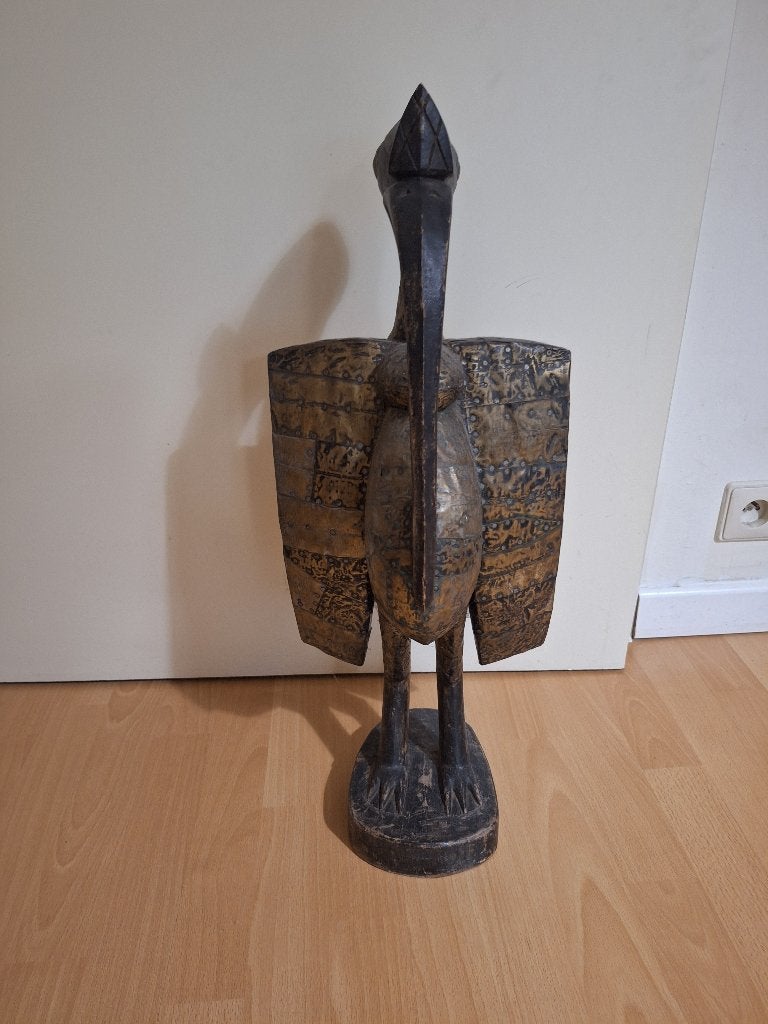 Afrikaanse beeldset, Ophalen, Gebruikt, Hout