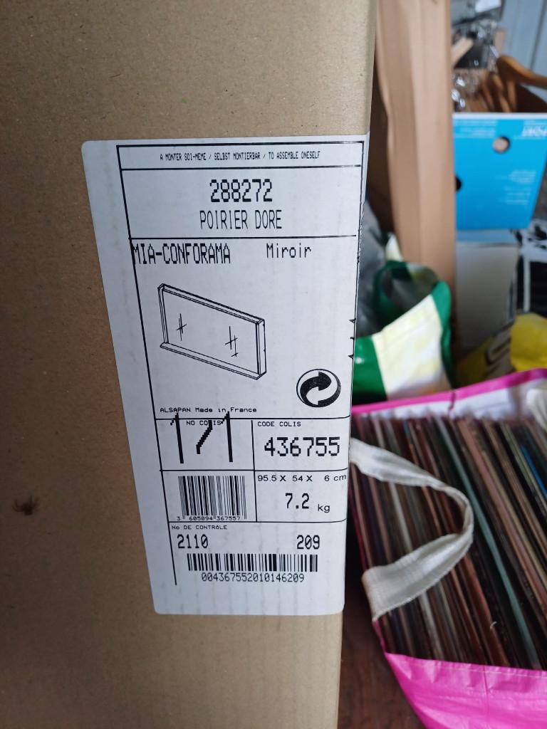 Nieuwe badkamerspiegel 45€, Ophalen, Nieuw, Rechthoekig