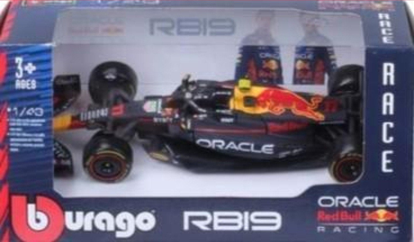 Bburago Red Bull Racing
Schaal 1:43 RB19 2023
Wereldkampioen, Enlèvement