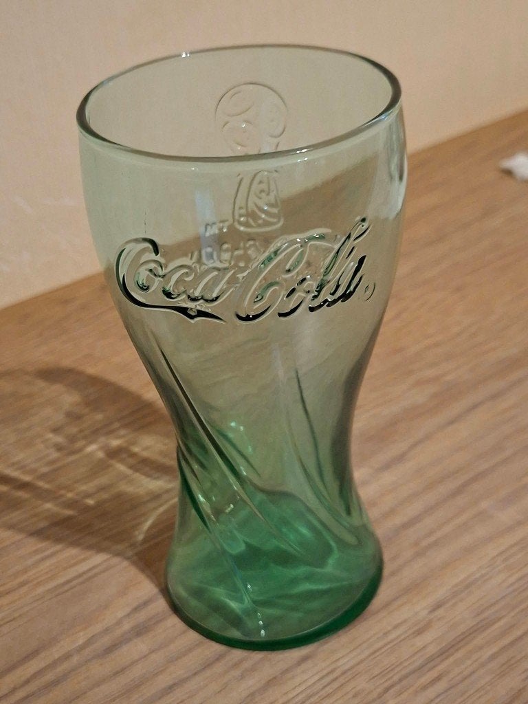 Glas : Coca-Cola / FIFA World Cup Russia 2018, Verzamelen, Ophalen of Verzenden, Zo goed als nieuw, Frisdrankglas