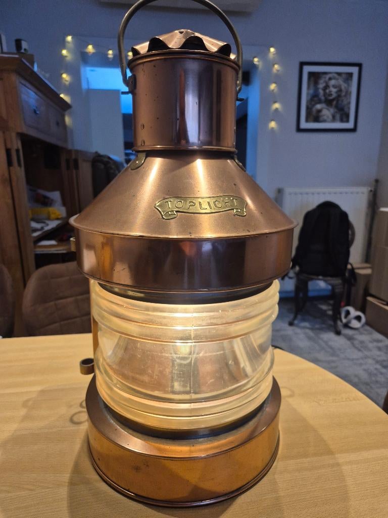 scheepslamp, Verzamelen, Scheepvaart, Ophalen, Gebruikt