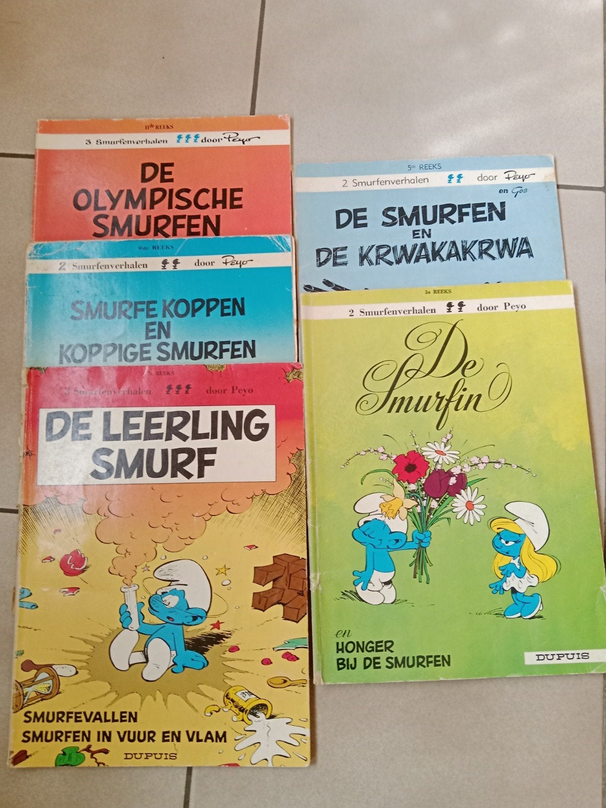 Smurfen strips, Enlèvement ou Envoi, Utilisé, Bande dessinée