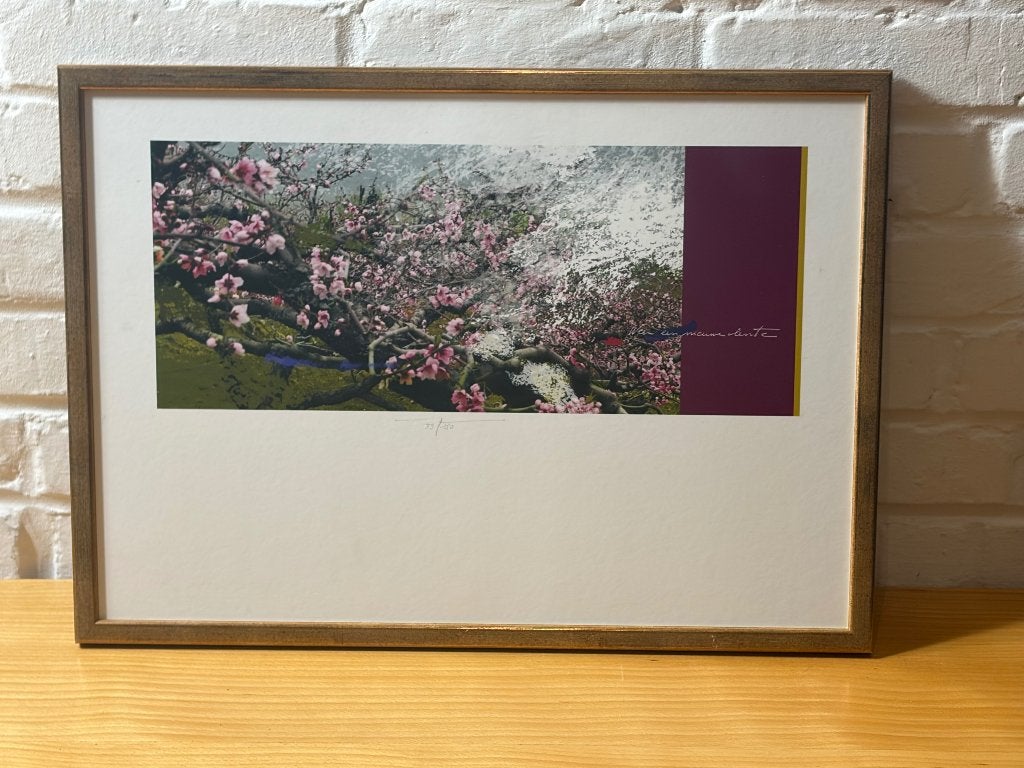 Gelimiteerde Kunstprent "Weer een nieuwe lente", Antiquités & Art, Enlèvement ou Envoi, Autres styles, Paysage, Papier