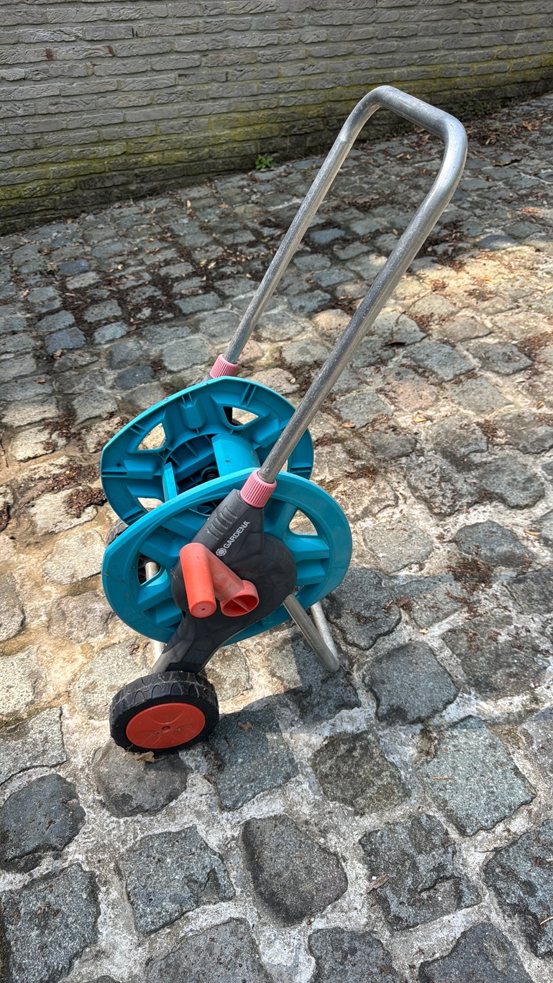 Gardena haspel, Tuin en Terras, Ophalen, Gebruikt, Tuinslanghaspel