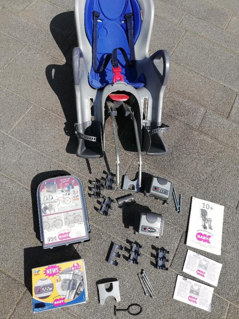fietszitje OK Baby met 2x cijferslot, Achterzitje, OK Baby, Ophalen, 15 t/m 25 kg
