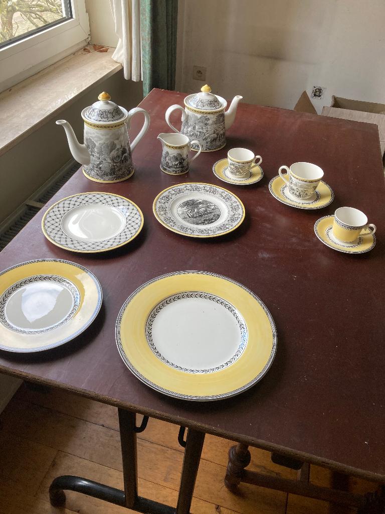 VILLEROY EN BOCH  AUDUN FERME +FLEUR  COMBINATIE SERVIES, Ophalen, Nieuw