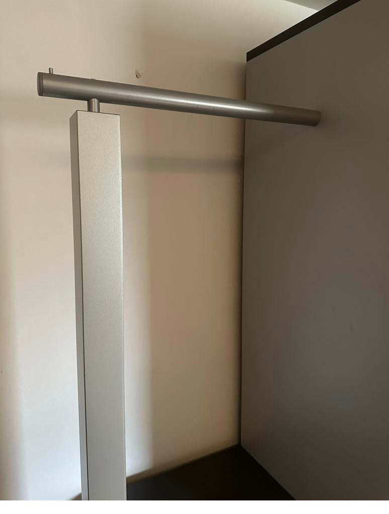 Slaapkamer grijs RECOR NITRO, Ophalen, Verstelbaar, 90 cm, Eenpersoons