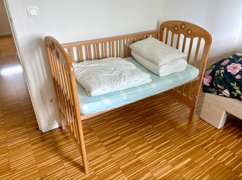 Child bed / Bay, Ophalen, Gebruikt, Minder dan 140 cm, Matras