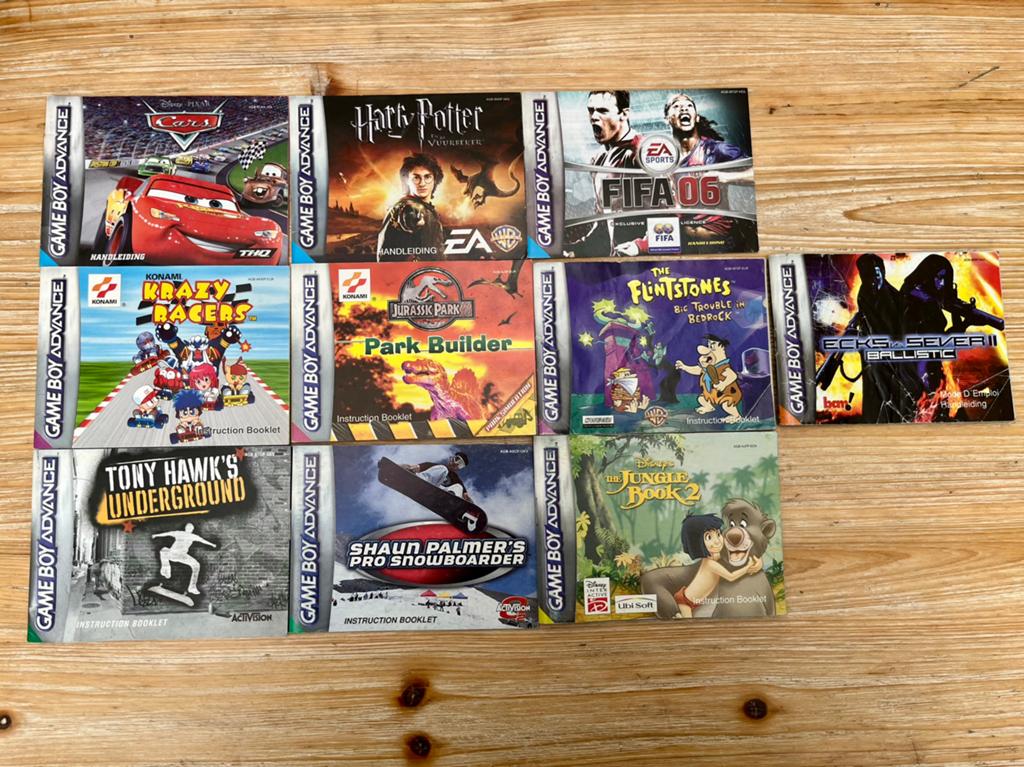 Gameboy advance handleidingen, Games en Spelcomputers, Games | Nintendo Game Boy, Ophalen of Verzenden, Gebruikt