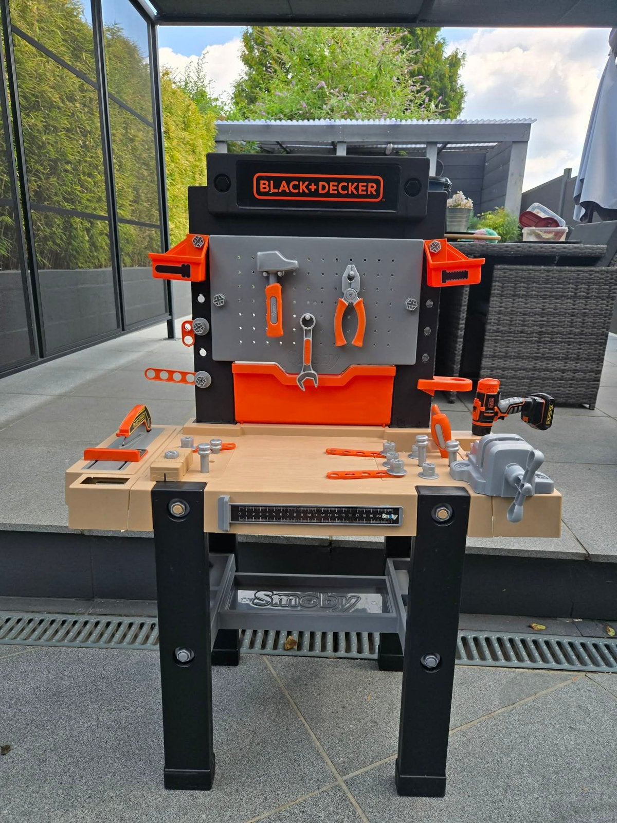 Banc de jeu Smoby de Black & Decker avec outils, Enlèvement, Comme neuf