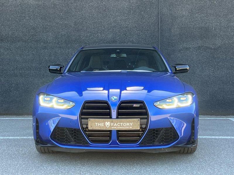 BMW M3, Auto's, Automaat, 4 deurs, Blauw, Leder