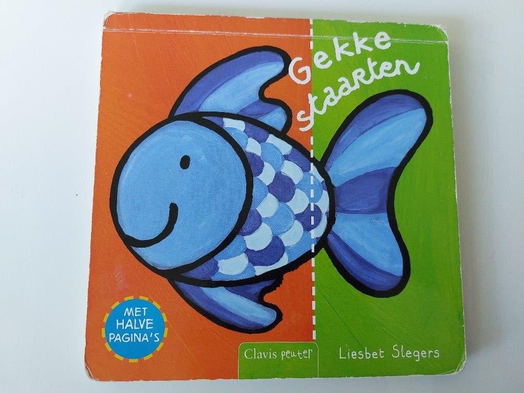 Gekke staarten boek, Livre à déplier, à toucher ou à découvrir, 1 à 2 ans, Enlèvement ou Envoi, Liesbet Slegers